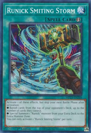 Runick Smiting Storm (Common) (MP23-EN248) - 25th Anniversary Tin: Dueling Heroes Mega Pack 1st Edition