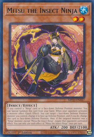 Mitsu the Insect Ninja (Rare) (MP23-EN167) - 25th Anniversary Tin: Dueling Heroes Mega Pack 1st Edition