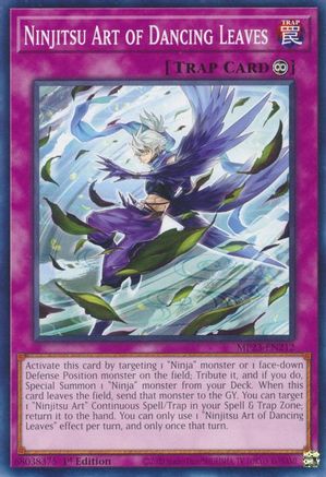 Ninjitsu Art of Dancing Leaves (Common) (MP23-EN212) - 25th Anniversary Tin: Dueling Heroes Mega Pack 1st Edition