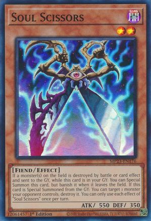 Soul Scissors (Super Rare) (MP23-EN176) - 25th Anniversary Tin: Dueling Heroes Mega Pack 1st Edition