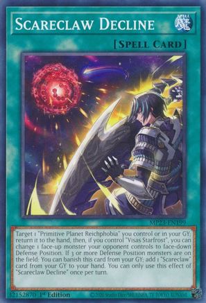 Scareclaw Decline (Common) (MP23-EN199) - 25th Anniversary Tin: Dueling Heroes Mega Pack 1st Edition