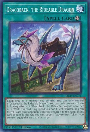 Dracoback, the Rideable Dragon (Common) (MP23-EN271) - 25th Anniversary Tin: Dueling Heroes Mega Pack 1st Edition