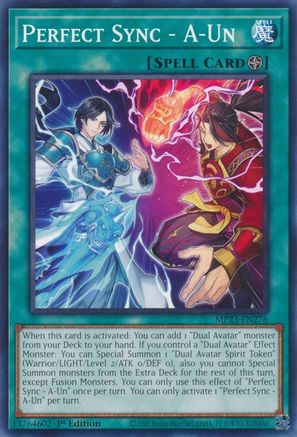 Perfect Sync - A-Un (Common) (MP23-EN276) - 25th Anniversary Tin: Dueling Heroes Mega Pack 1st Edition
