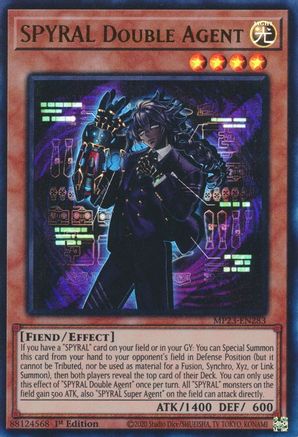 SPYRAL Double Agent (Ultra Rare) (MP23-EN283) - 25th Anniversary Tin: Dueling Heroes Mega Pack 1st Edition