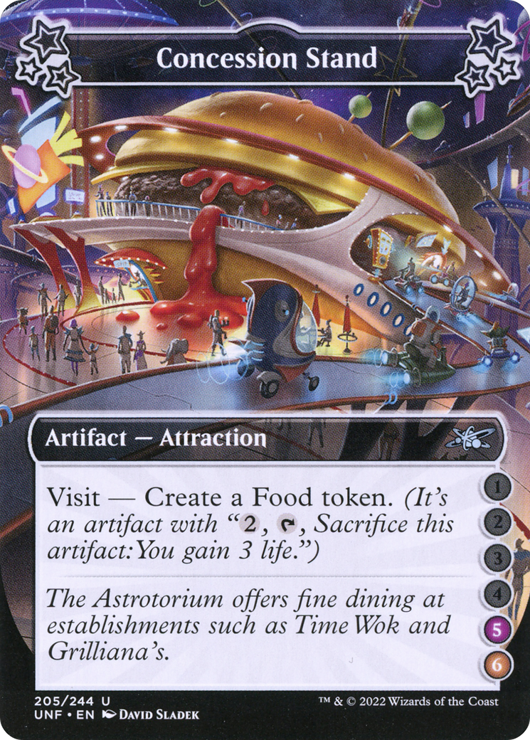 Concession Stand (5-6) (UNF-205) [Unfinity] Foil