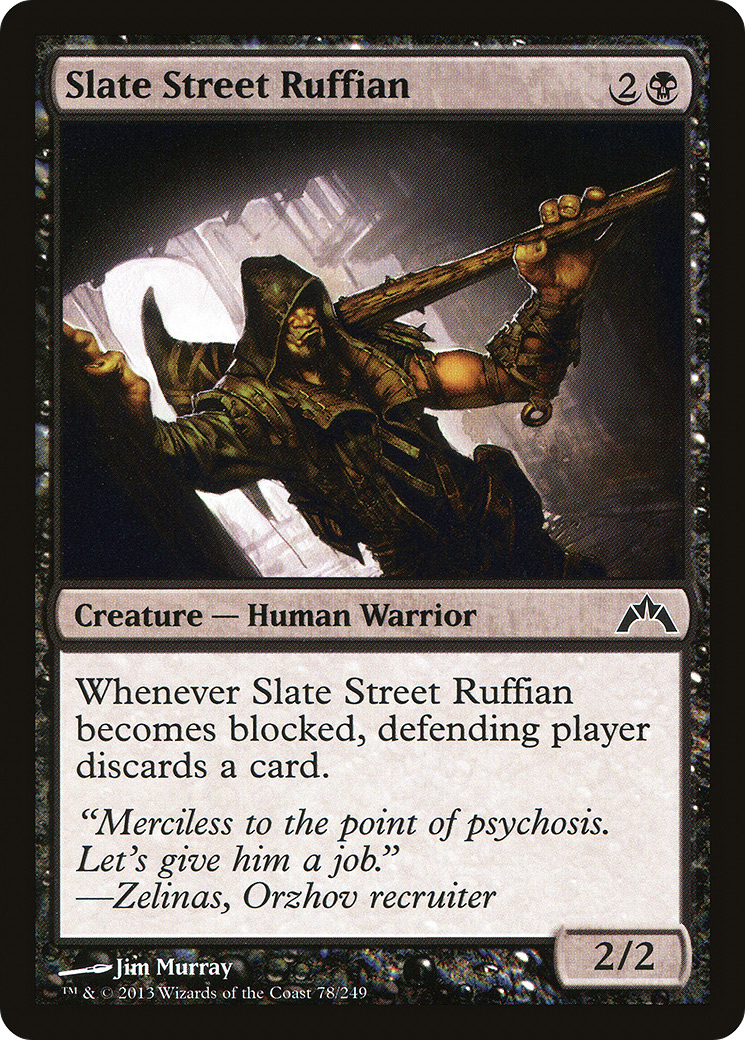 Slate Street Ruffian (GTC-078) [Gatecrash] Foil
