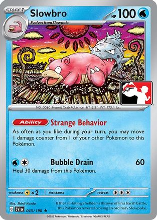 Slowbro (043/198) [Prize Pack Series Cards] - Rare