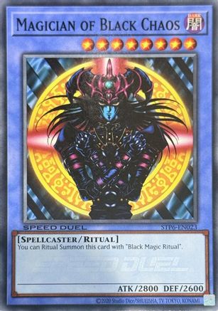 Magician of Black Chaos (Common) (STP6-EN023) - Speed Duel: Tournament Pack 6 Unlimited