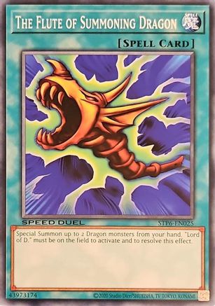 The Flute of Summoning Dragon (Common) (STP6-EN025) - Speed Duel: Tournament Pack 6 Unlimited