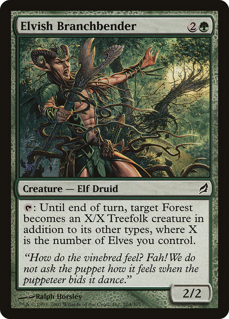 Elvish Branchbender (LRW-204) [Lorwyn]