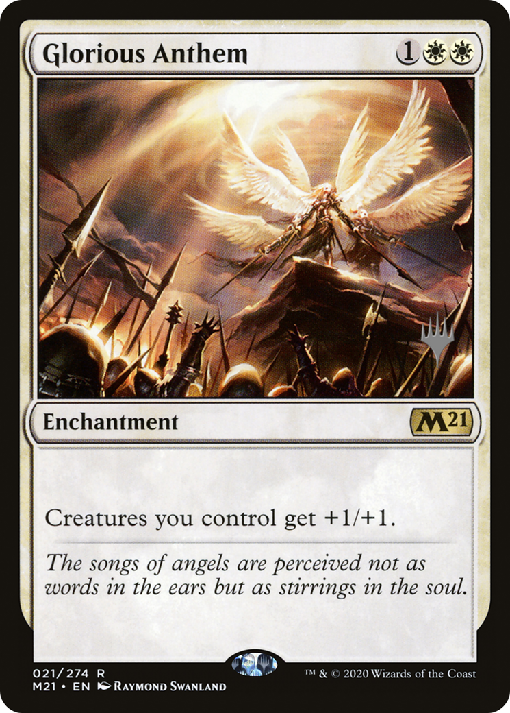 Glorious Anthem (PPM21-021) [Promo Pack: Core Set 2021 Promos]
