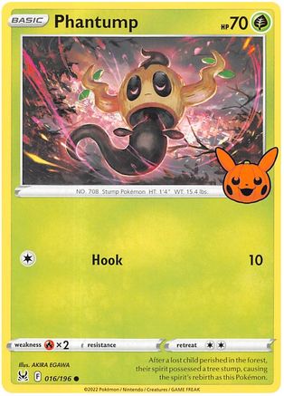 Phantump (016/196) [Trick or Trade BOOster Bundle 2023] - Common