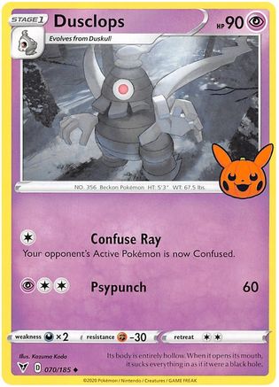 Dusclops (070/185) [Trick or Trade BOOster Bundle 2023] - Uncommon