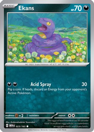 Ekans (023/165) [SV Scarlet & Violet 151] - Common