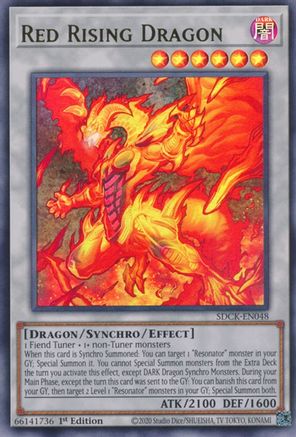 Red Rising Dragon (Ultra Rare) (SDCK-EN048) - Structure Deck: The Crimson King 1st Edition