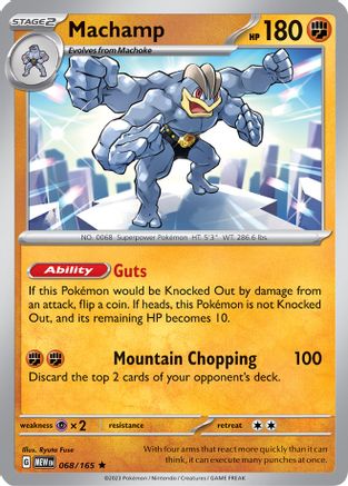Machamp (068/165) [SV Scarlet & Violet 151] Holofoil - Rare