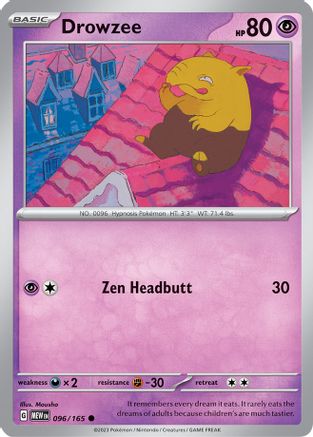 Drowzee (096/165) [SV Scarlet & Violet 151] Reverse Holofoil - Common