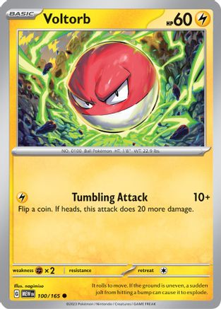 Voltorb (100/165) [SV Scarlet & Violet 151] Reverse Holofoil - Common