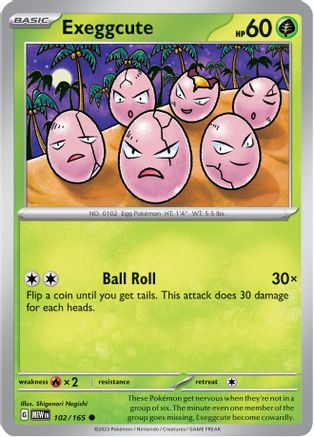 Exeggcute (102/165) [SV Scarlet & Violet 151] - Common