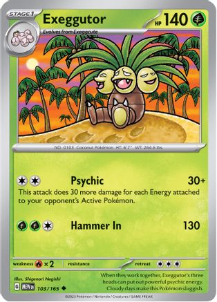 Exeggutor (103/165) [SV Scarlet & Violet 151] - Uncommon
