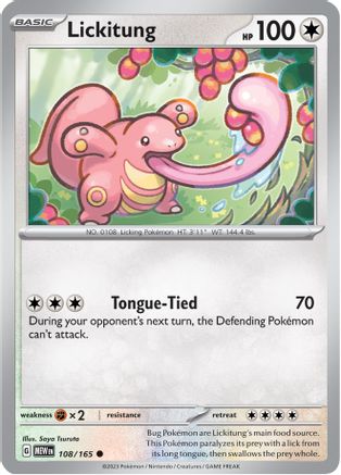 Lickitung (108/165) [SV Scarlet & Violet 151] - Common