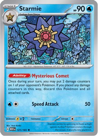 Starmie (121/165) [SV Scarlet & Violet 151] Holofoil - Rare