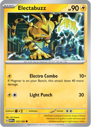 Electabuzz (125/165) [SV Scarlet & Violet 151] - Common