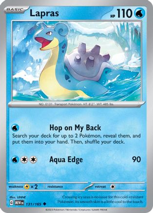 Lapras (131/165) [SV Scarlet & Violet 151] - Uncommon
