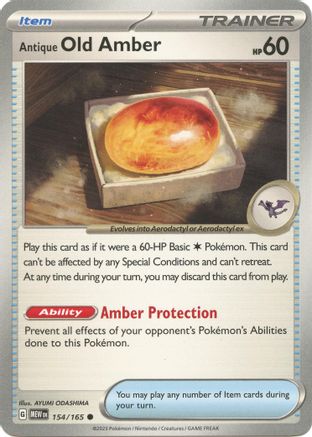 Antique Old Amber (154/165) [SV Scarlet & Violet 151] - Common