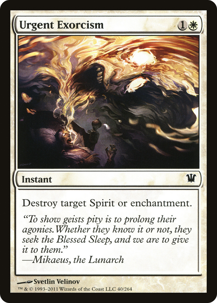 Urgent Exorcism (ISD-040) [Innistrad]