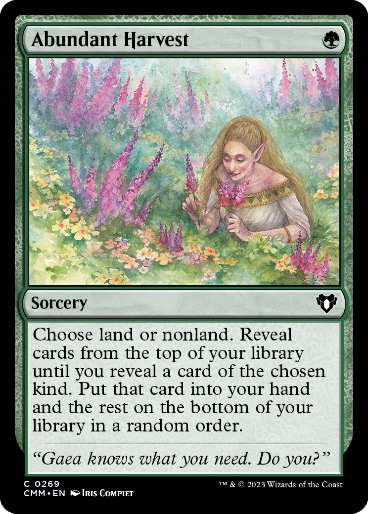 Abundant Harvest (CMM-269) [Commander Masters]