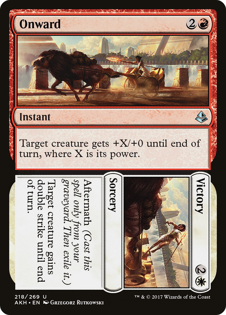 Onward // Victory (AKH-218) [Amonkhet]