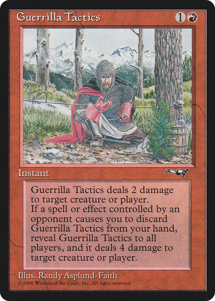 Guerrilla Tactics (Kneeling Knight) (ALL-111) [Alliances]