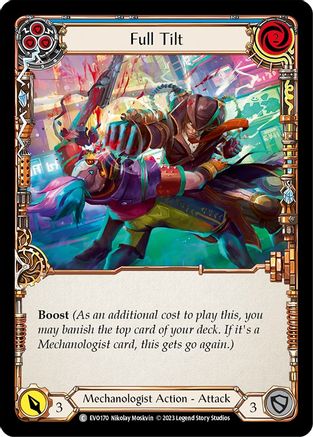 Full Tilt (Blue) (EVO170) - Bright Lights Rainbow Foil