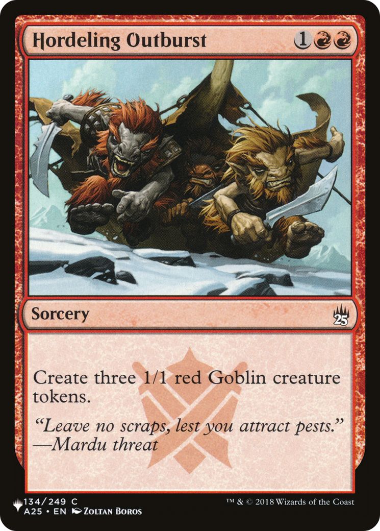 Hordeling Outburst (LIST-134/249) [The List]