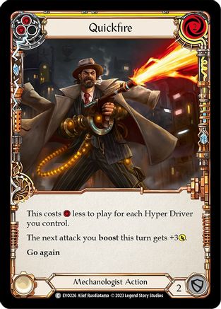 Quickfire (Yellow) (EVO226) - Bright Lights Rainbow Foil