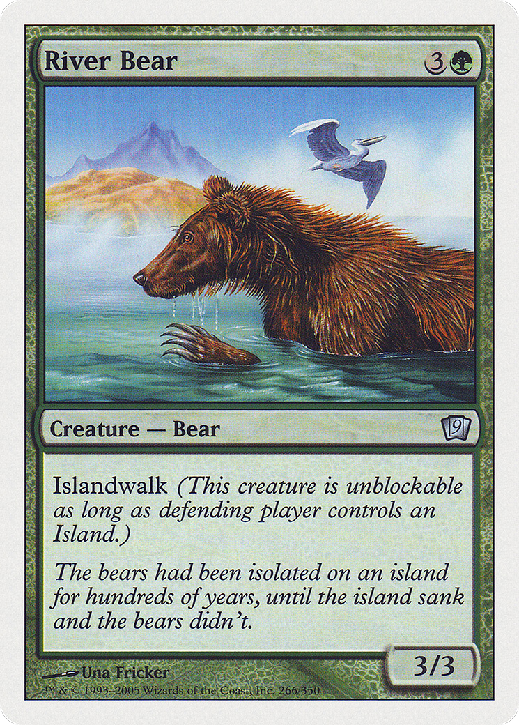River Bear (9ED-266) [9th Edition] Foil