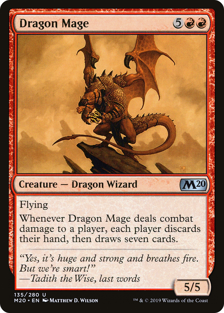 Dragon Mage (M20-135) [Core Set 2020]