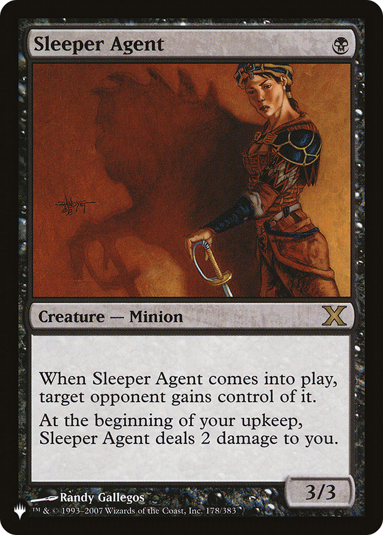 Sleeper Agent (LIST-178/383) [The List]