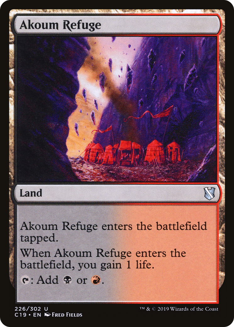 Akoum Refuge (C19-226) [Commander 2019]