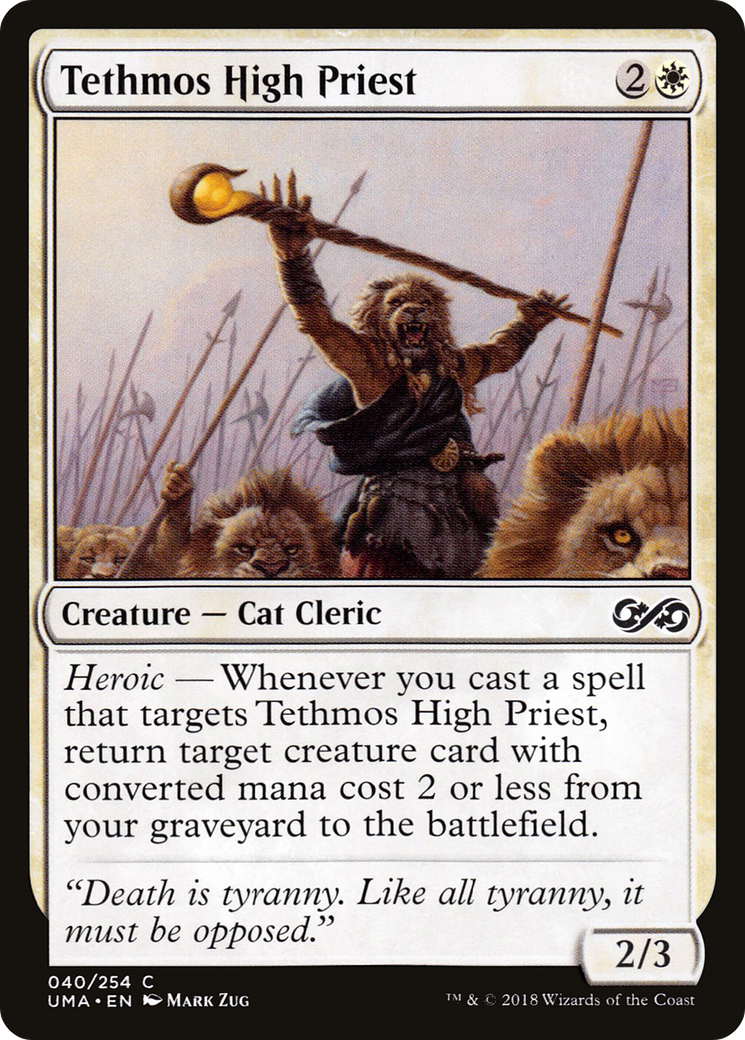 Tethmos High Priest (UMA-040) [Ultimate Masters] Foil