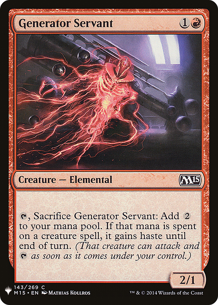 Generator Servant (LIST-143) [The List]