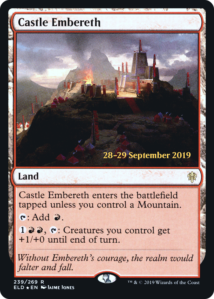 Castle Embereth (PRE-239) [Throne of Eldraine Promos] Foil