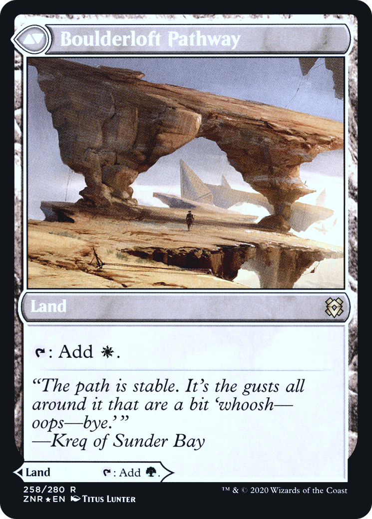 Branchloft Pathway (PRE-258) [Zendikar Rising Promos] Foil
