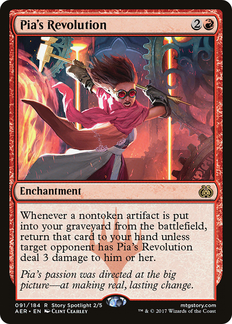 Pia's Revolution (AER-091) [Aether Revolt] Foil