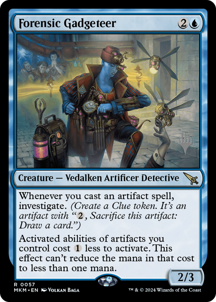 Forensic Gadgeteer (PPMKM-057) [Promo Pack: Murders at Karlov Manor Promos]