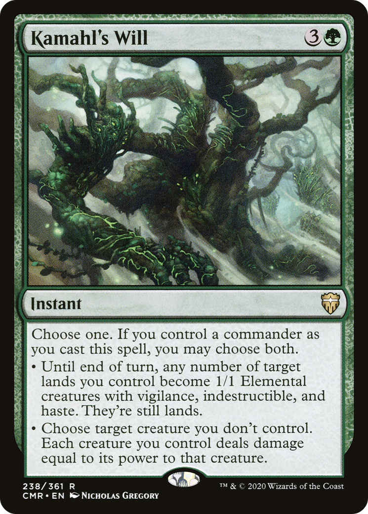 Kamahl's Will (CMR-238) [Commander Legends] Foil