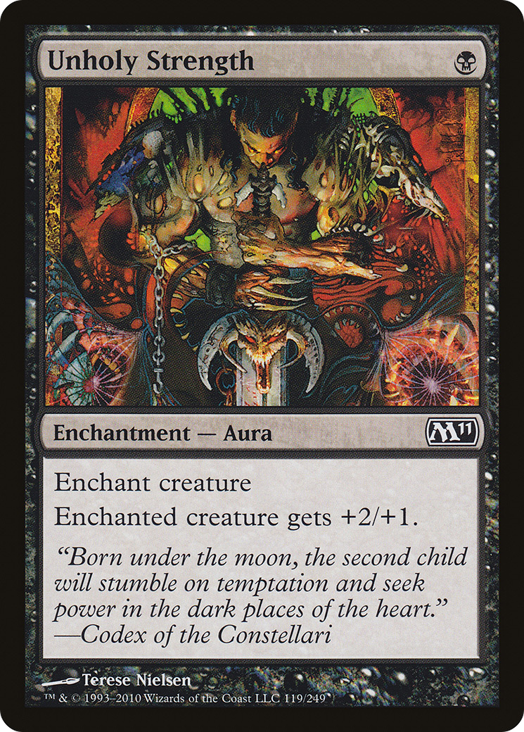 Unholy Strength (M11-119) [Magic 2011]
