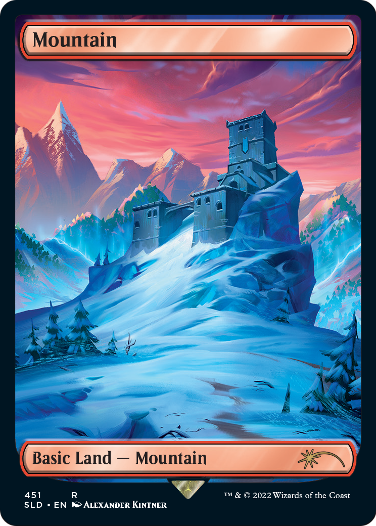 Mountain (SLD-451) [Secret Lair Drop] Foil