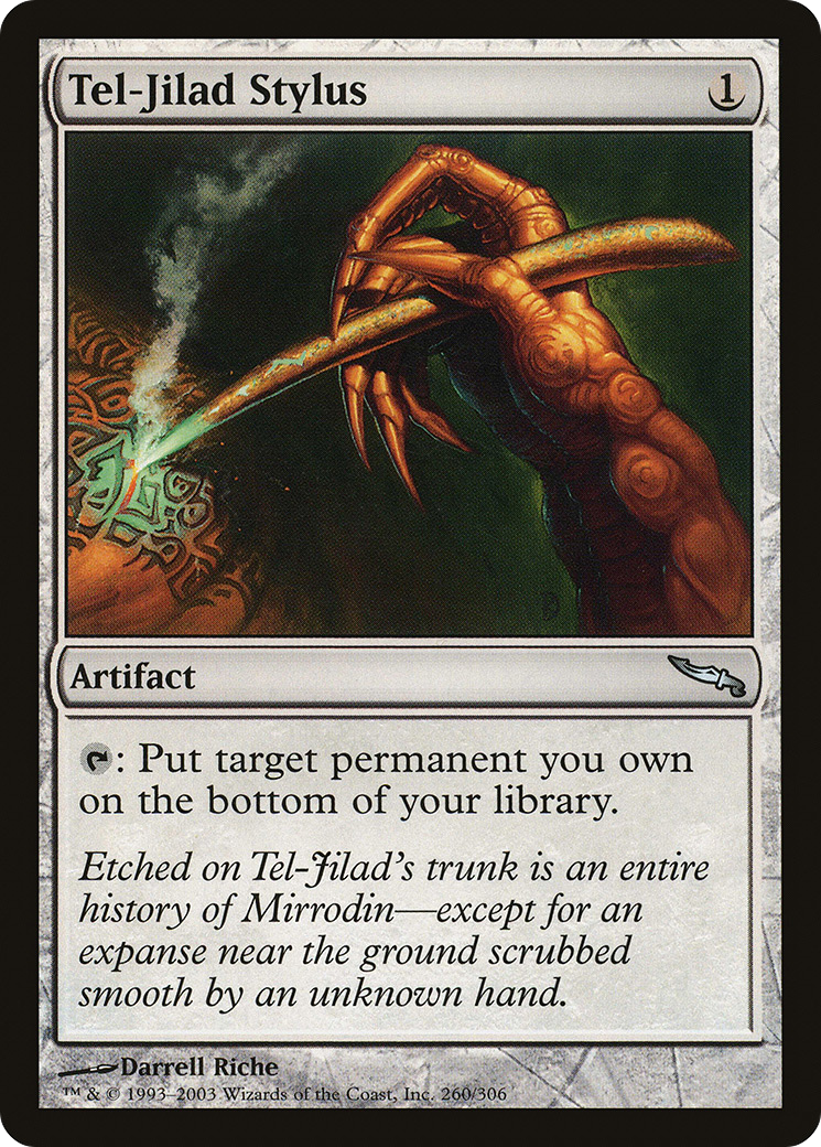 Tel-Jilad Stylus (MRD-260) [Mirrodin] Foil